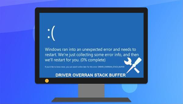 driver overran stack buffer