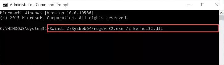 Registro del sistema de 64 bits kernel32 dll