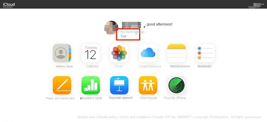 Sitio web oficial de iCloud 2