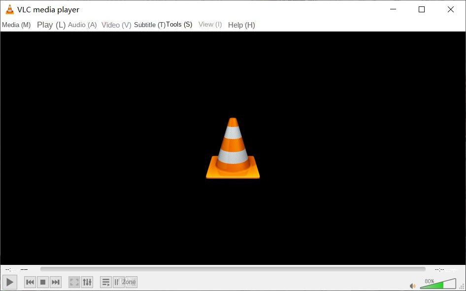 Interfaz del reproductor VLC Media Player