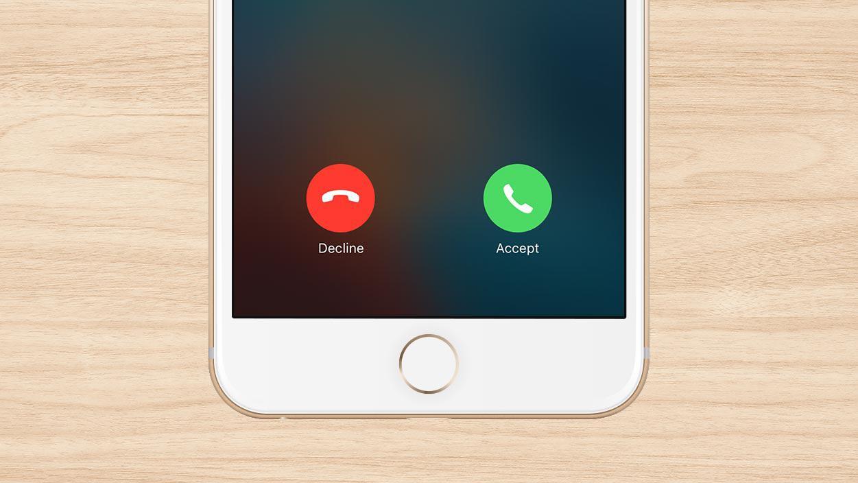 rechazar llamada en iPhone