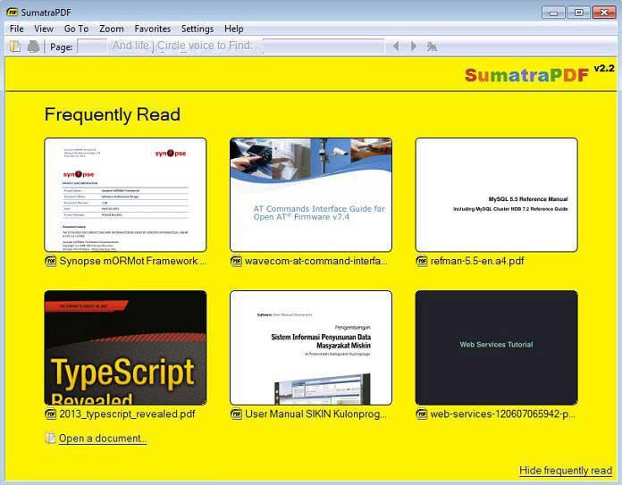 Impresora PDF de Sumatra