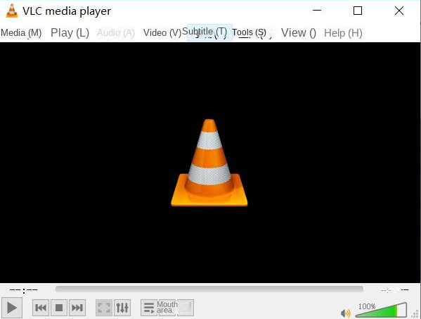 Interfaz del reproductor multimedia VLC