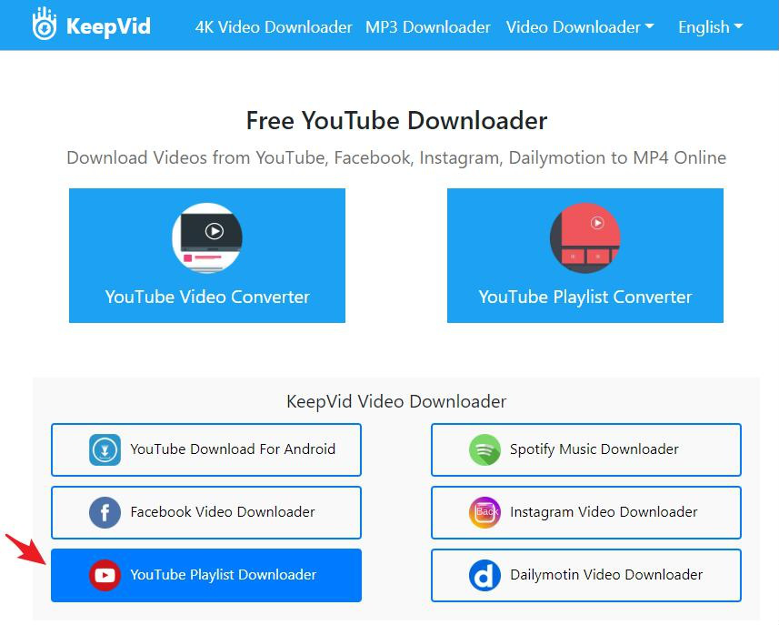 Herramienta de descarga en línea de KeepVid