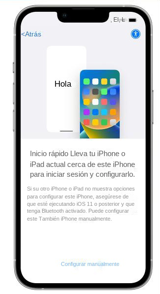 configurar iphone