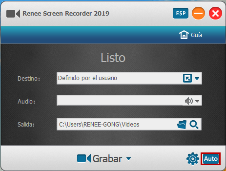 abrir Renee Screen Recorder