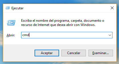 comando cmd