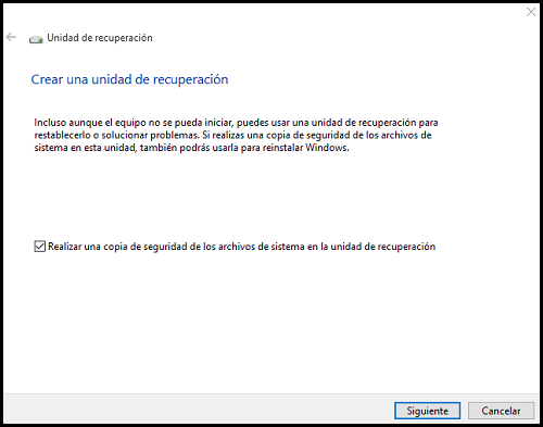 restaurar windows 10 de fábrica