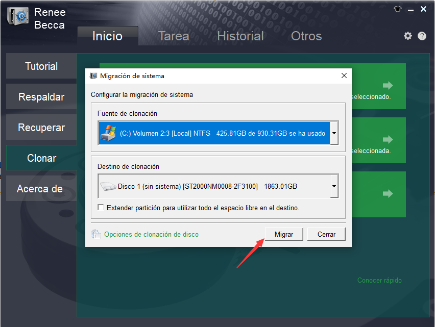 migrar os a ssd