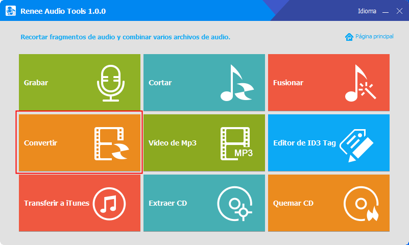 Renee audio tools: Programa gratuito para editar MP3 en Windows