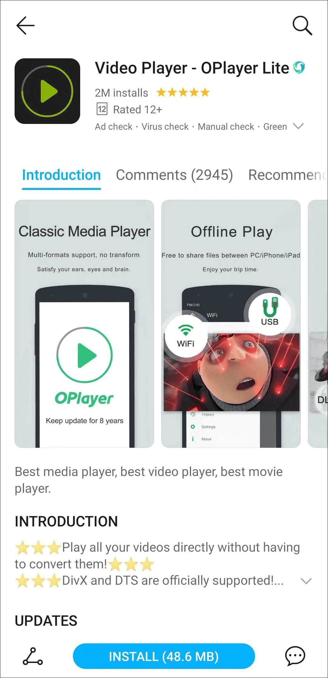 descargar e instalar oplayer