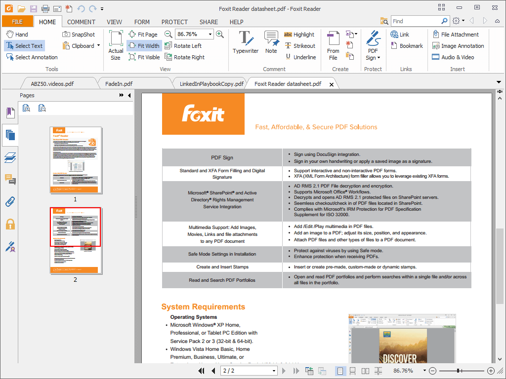 descargar e instalar foxit reader pdf