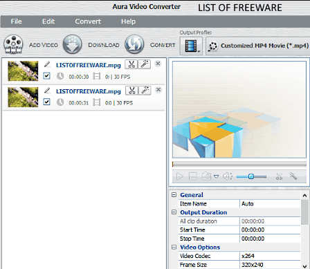 descarga e instala aura video converter