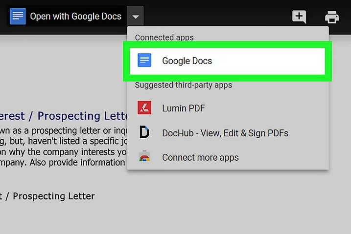 abrir con google docs