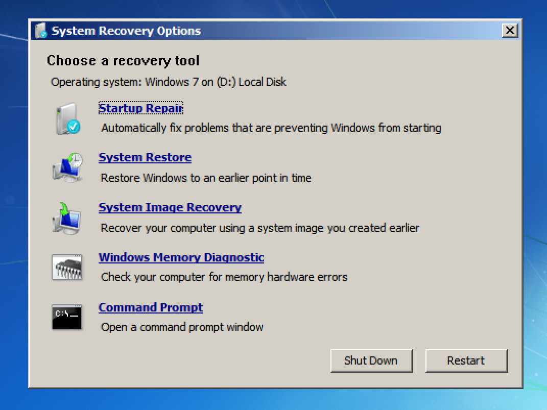 arreglar windows 7 cuando el portátil no se enciende