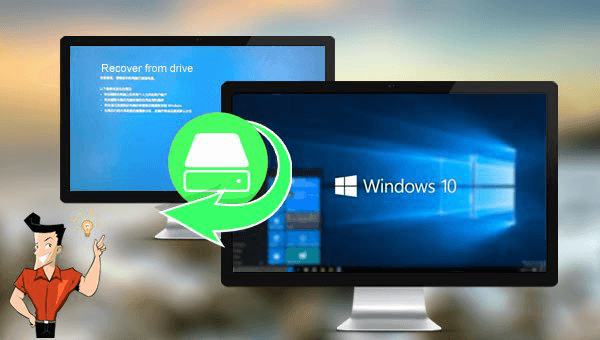 cómo crear windows 10 unidad usb de recuperación