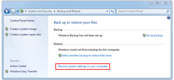 como resetear windows 7 de fabrica